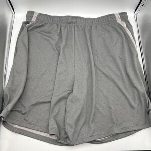 Nike‎ Dri-Fit Mens Gray Athletic Gym Shorts Size 4XL